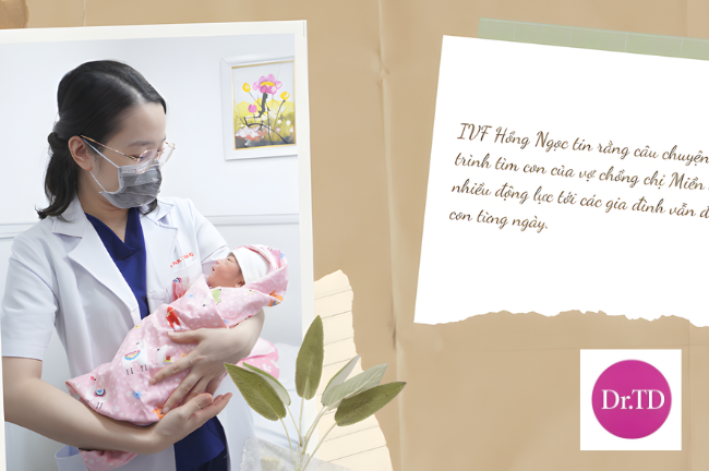 IVF thành công ở tuổi 40 mở ra hành trình làm cha mẹ trọn vẹn cho gia đình chị Miền
