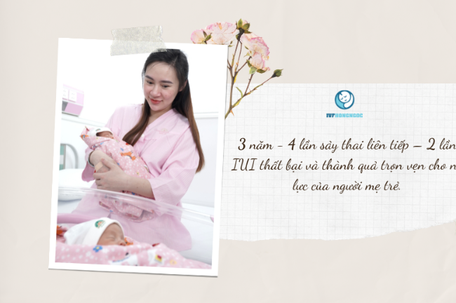 Sau 4 lần sảy thai và 2 lần IUI chưa thành công, chị Hằng vẫn không từ bỏ hy vọng làm mẹ.